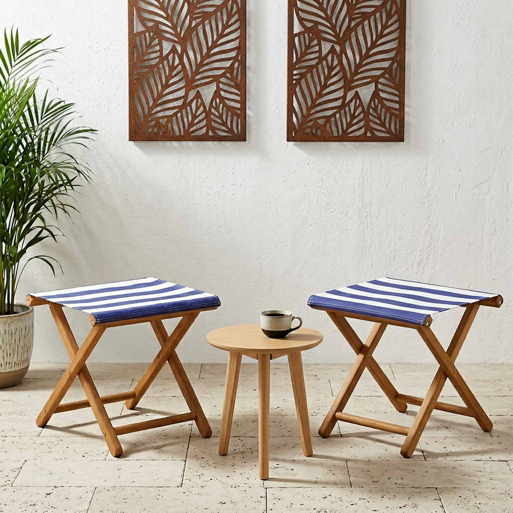 vidaXL Fotel ogrodowy 2 pcs Lite Drewno Eukaliptusowe