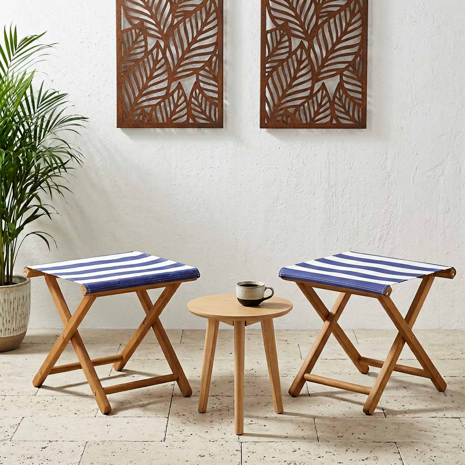 vidaXL Fotel ogrodowy 2 pcs Lite Drewno Eukaliptusowe