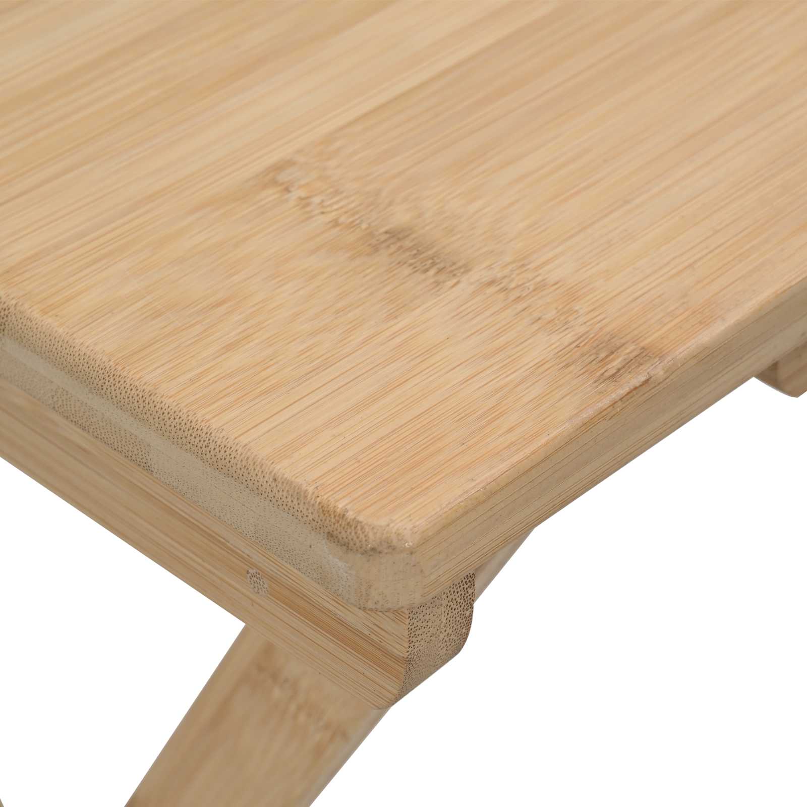 vidaXL Stół kuchenny Naturalny 40 x 30 x 53,5 cm Bambus