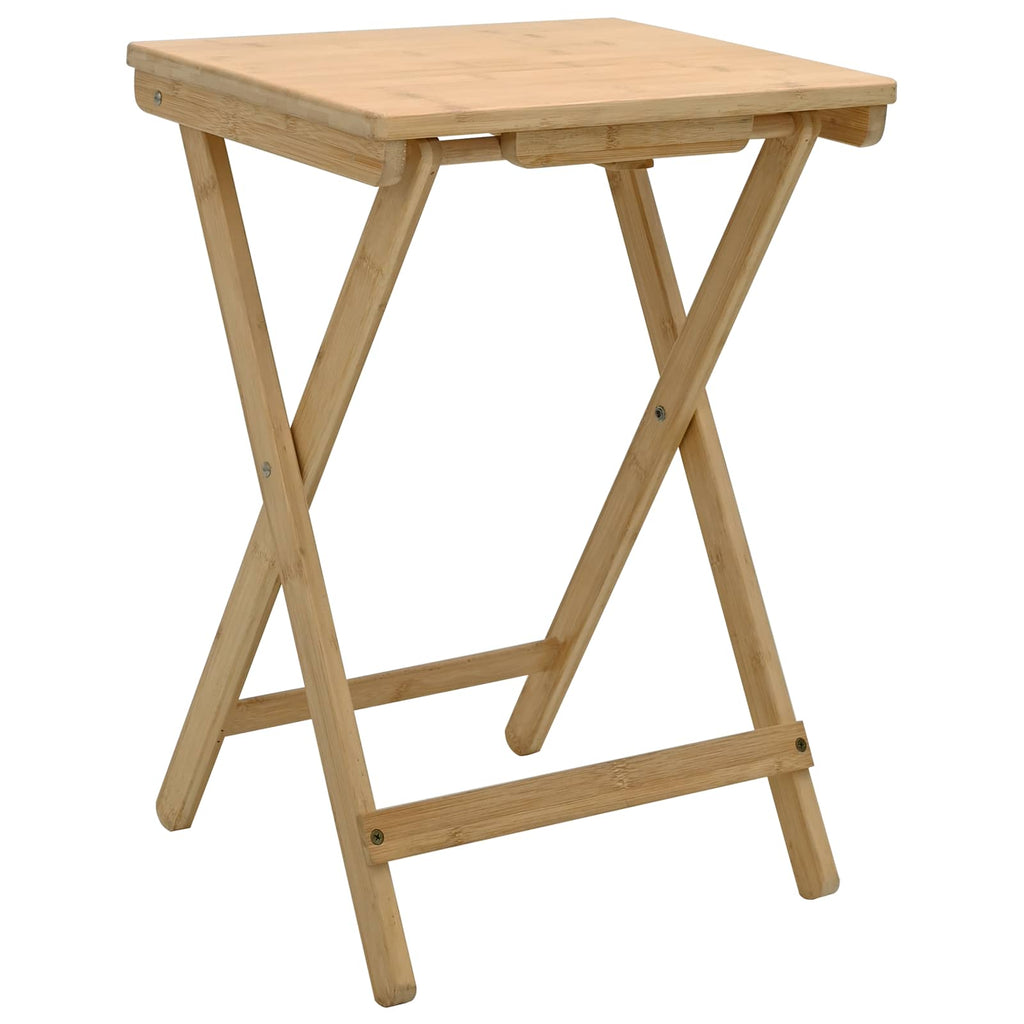 vidaXL Stół kuchenny Naturalny 40 x 30 x 53,5 cm Bambus