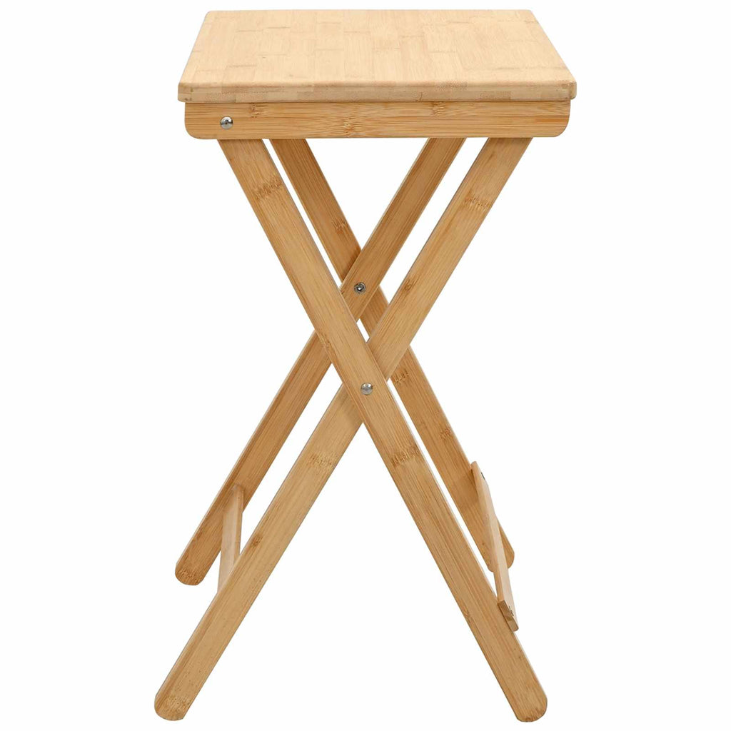 vidaXL Stół kuchenny Naturalny 40 x 30 x 53,5 cm Bambus