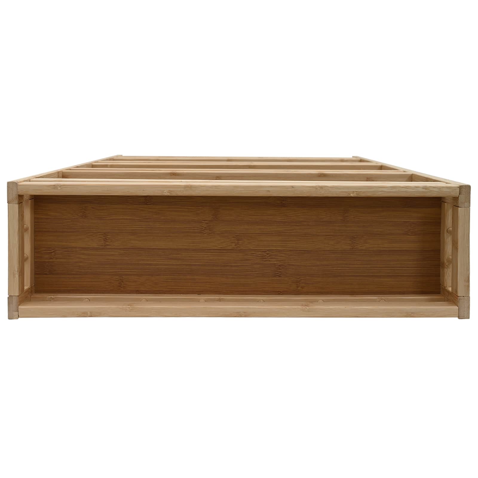 vidaXL Wózek kuchenny z kółkami Naturalny 60 x 18 x 97 cm Bambus