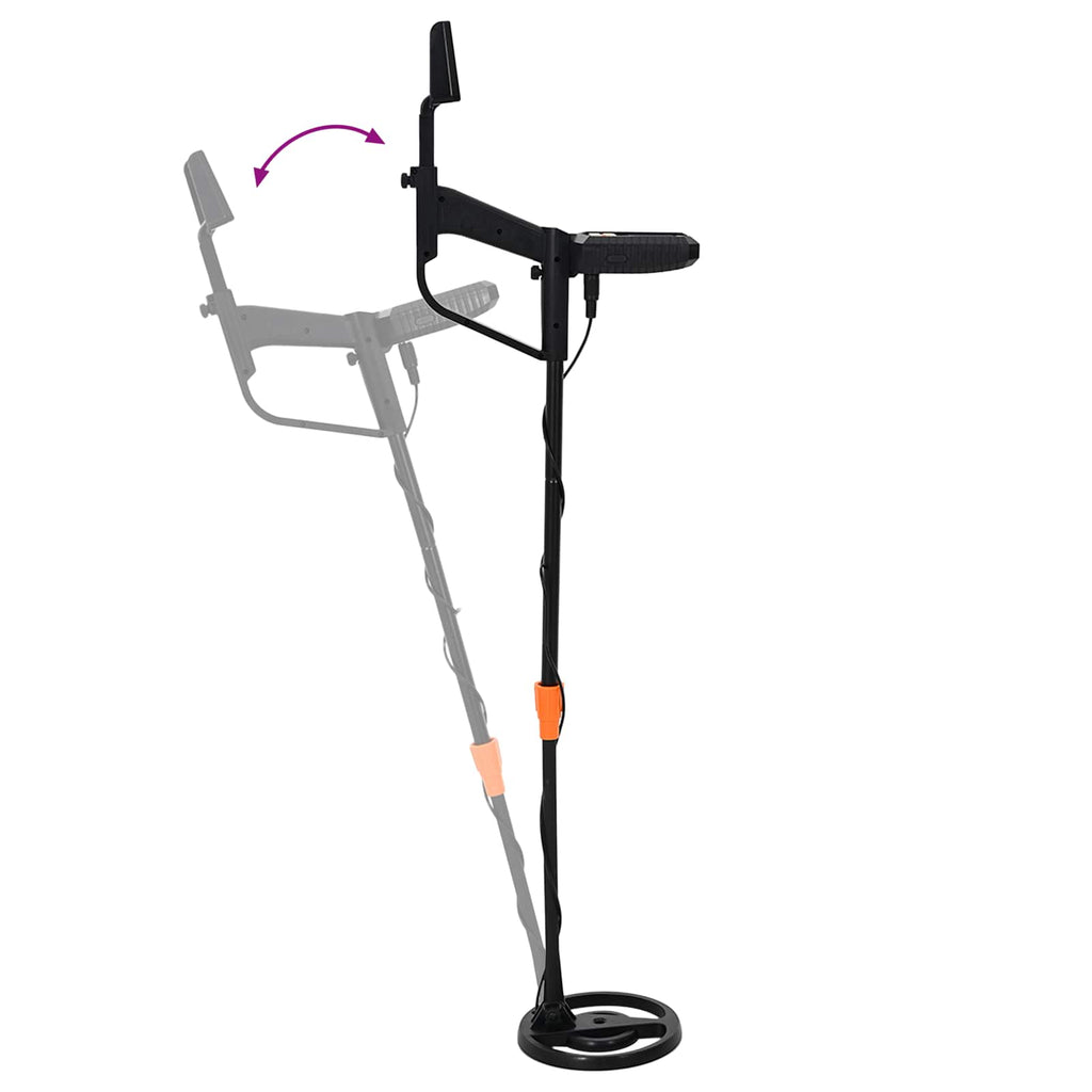 vidaXL Wykrywacz metali z wyświetlaczem LCD 3 modele rdzeń 19 cm
