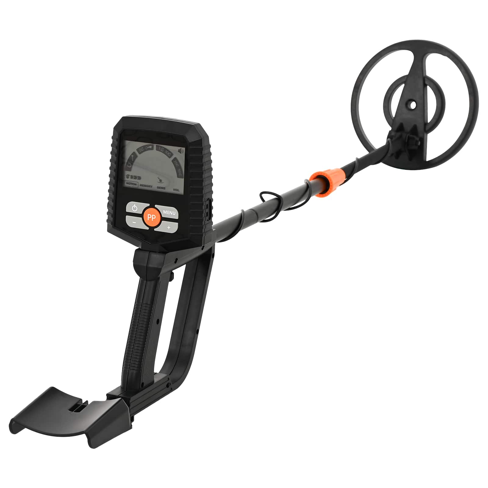 vidaXL Wykrywacz metali z wyświetlaczem LCD 3 modele rdzeń 19 cm