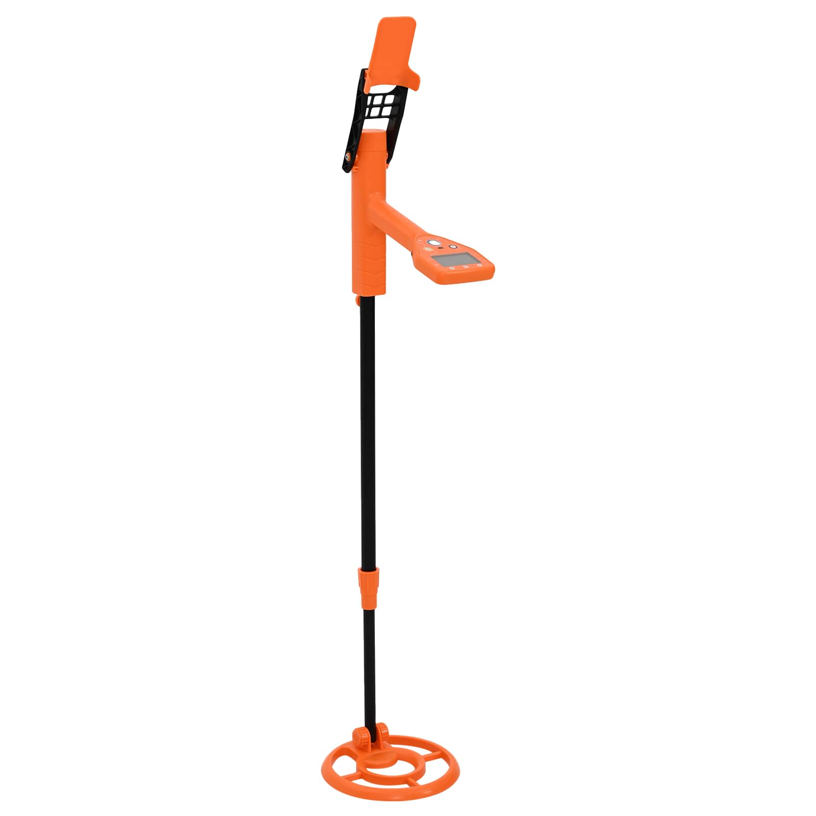vidaXL Wykrywacz metali z wyświetlaczem LCD 2 modele 19 cm cewka żółty