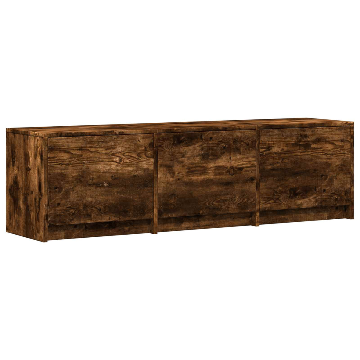 vidaXL Szafka RTV z LED 140 x 34 x 40 cm Dąb Wędzony