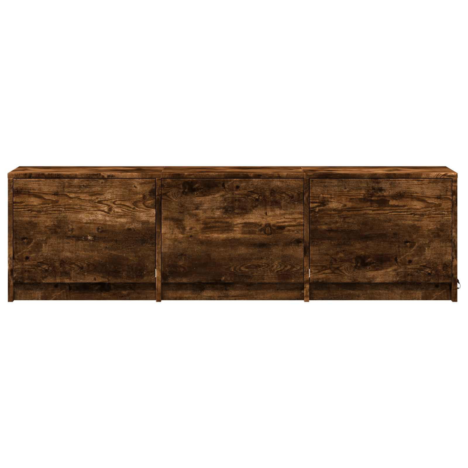 vidaXL Szafka RTV z LED 140 x 34 x 40 cm Dąb Wędzony