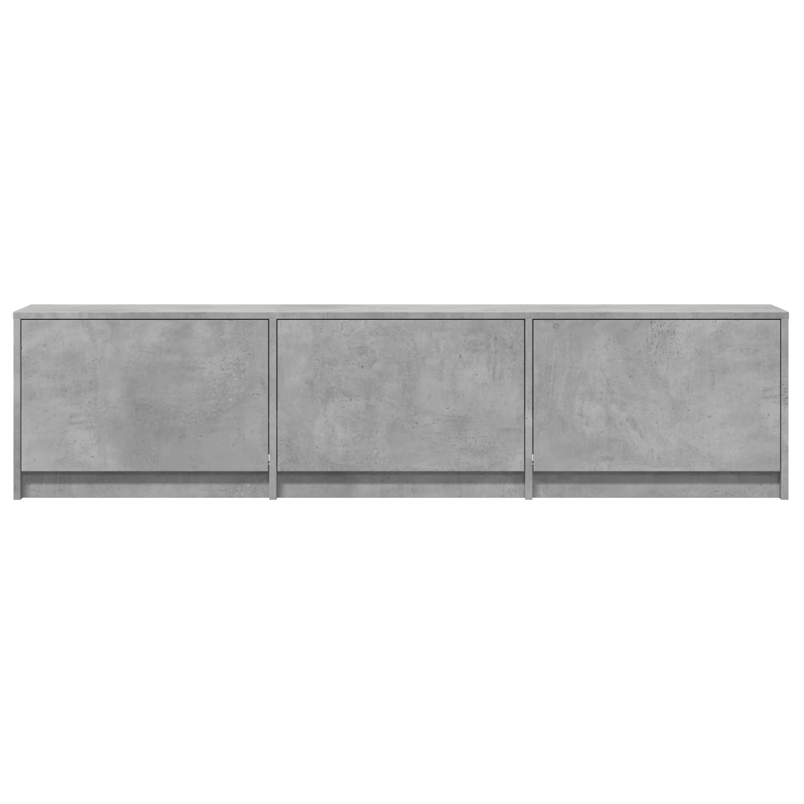 vidaXL Szafka RTV z LED 165x34x40 cm Betonowy Szary