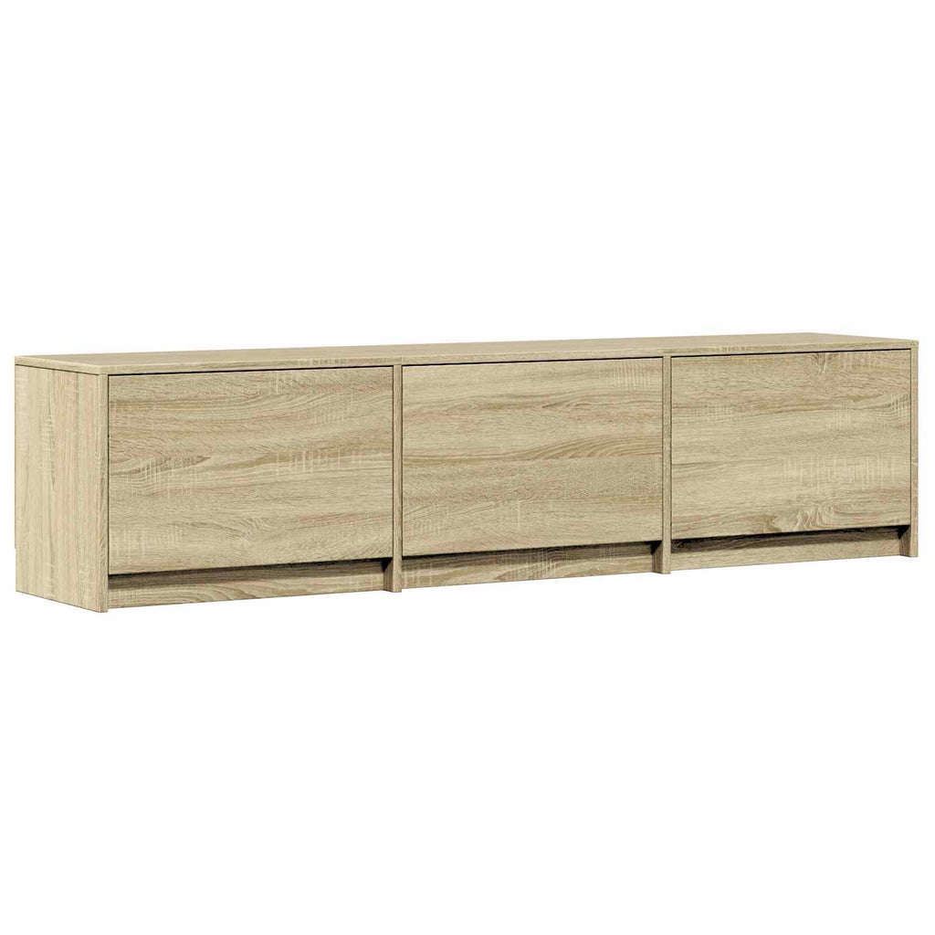 vidaXL Szafka RTV z LED 165 x 34 x 40 cm Dąb Sonoma