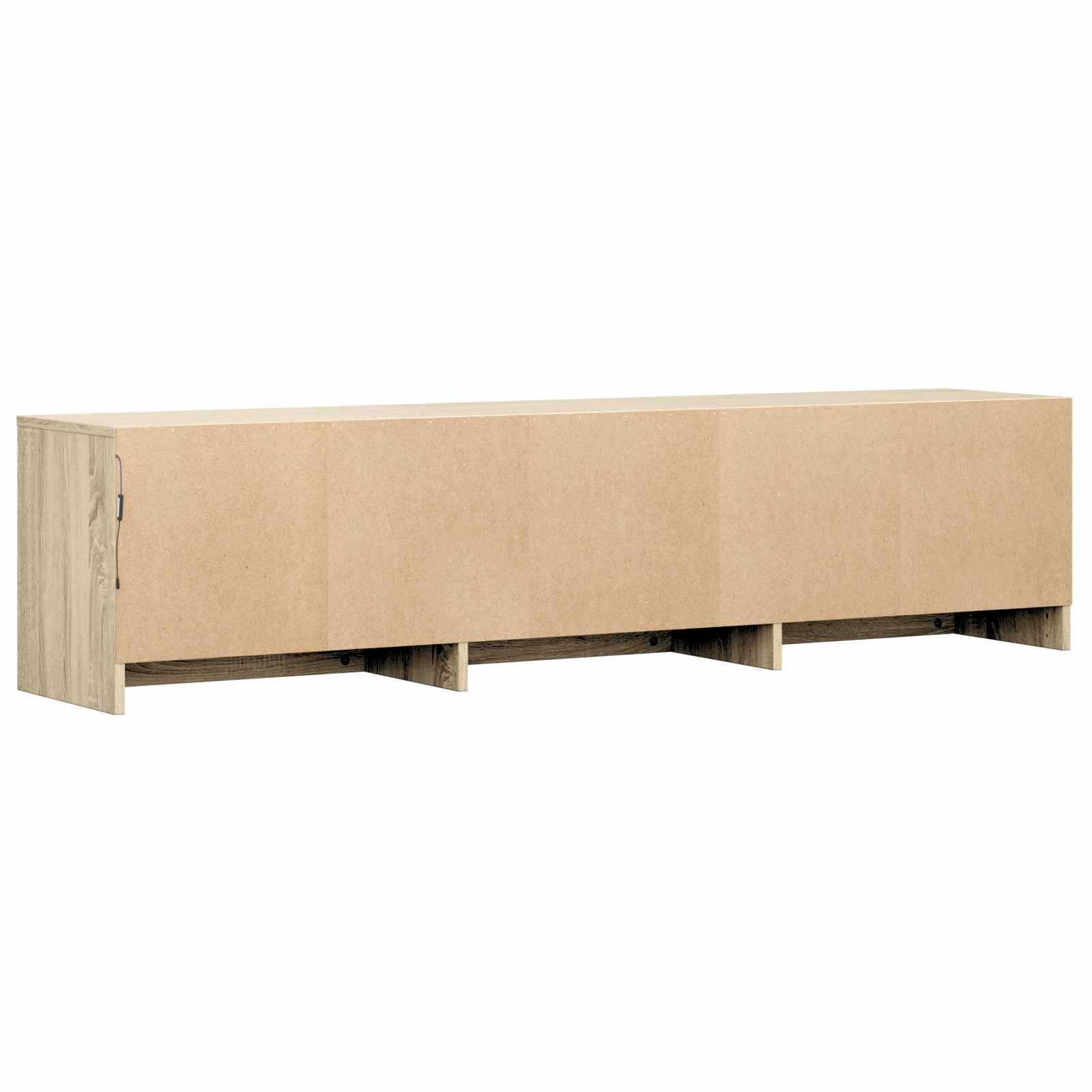 vidaXL Szafka RTV z LED 165 x 34 x 40 cm Dąb Sonoma