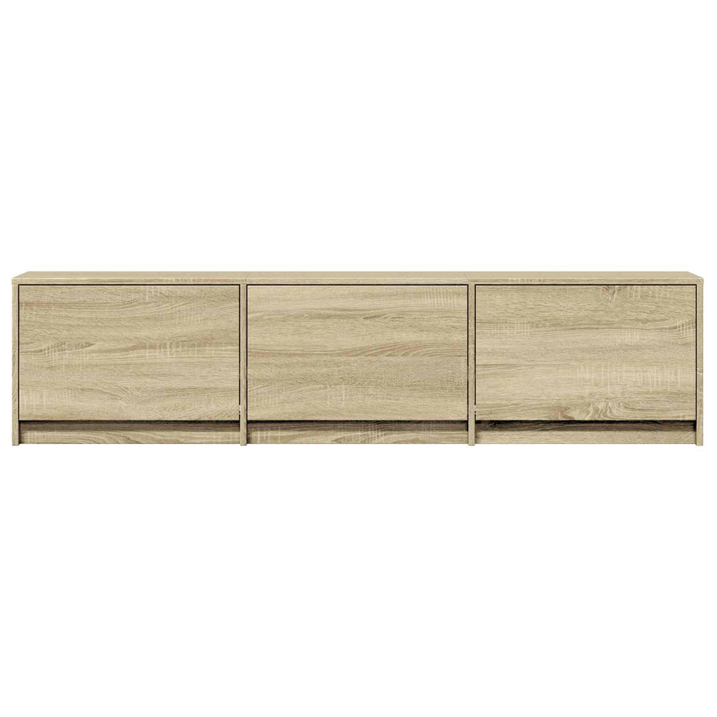vidaXL Szafka RTV z LED 165 x 34 x 40 cm Dąb Sonoma