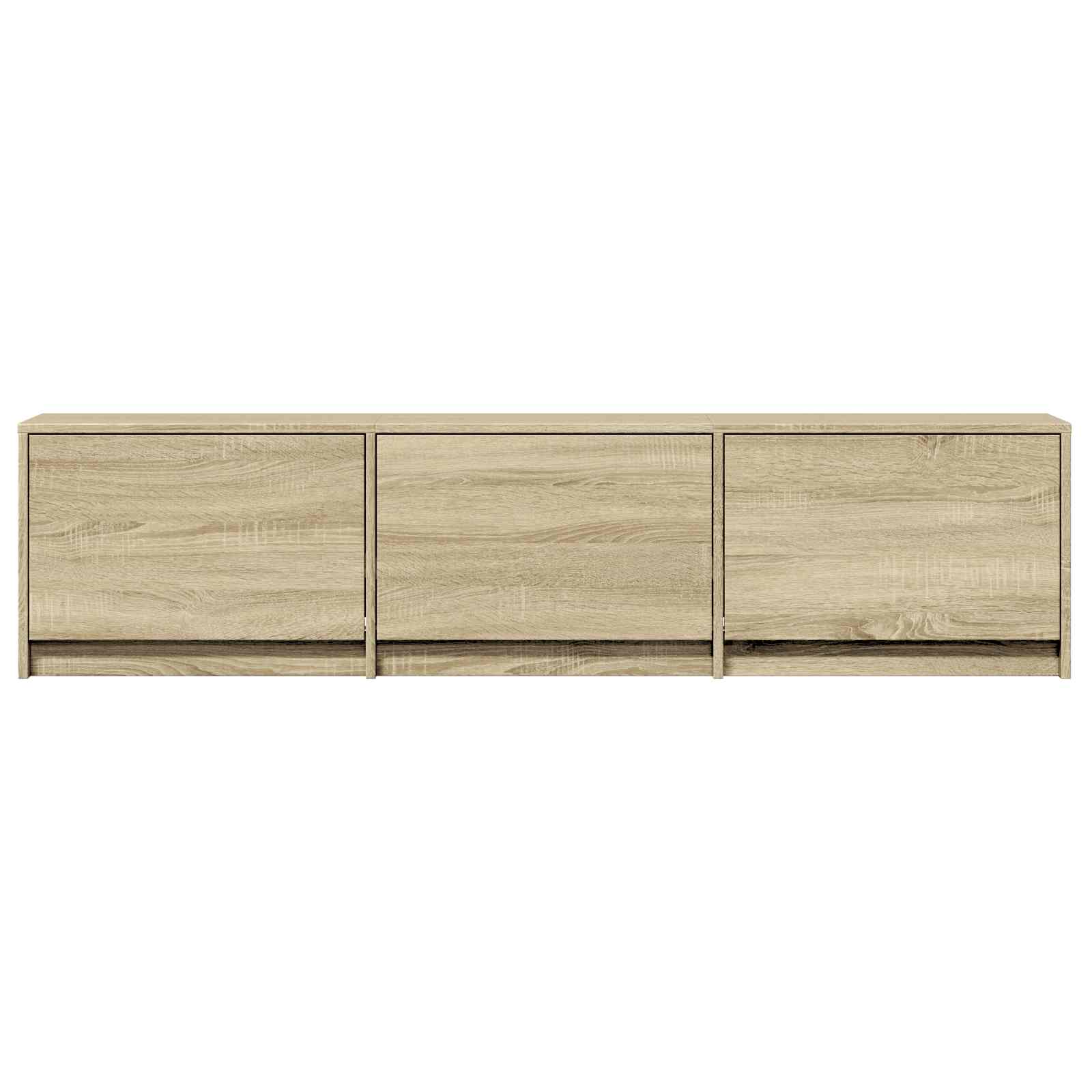 vidaXL Szafka RTV z LED 165 x 34 x 40 cm Dąb Sonoma