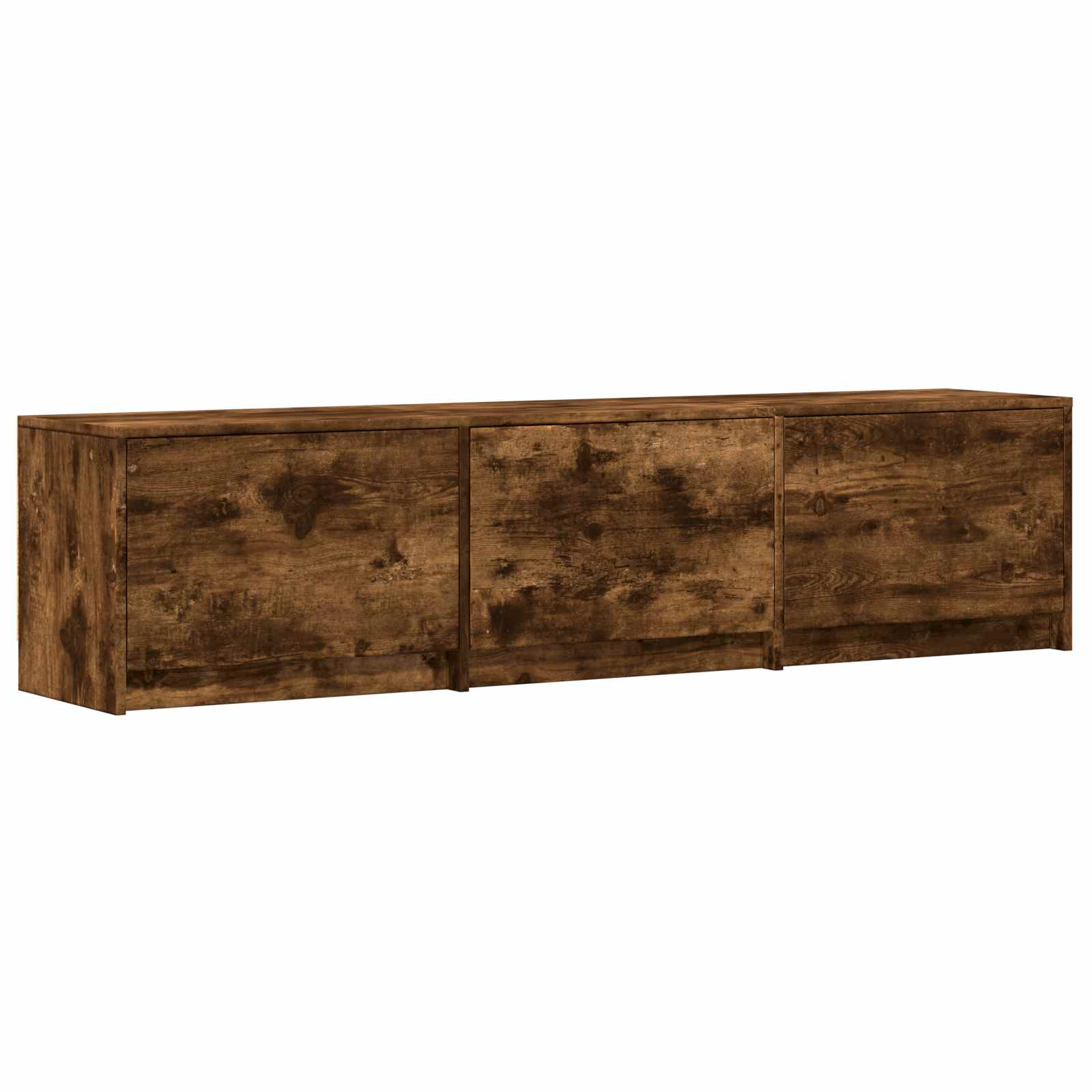 vidaXL Szafka RTV z LED 165 x 34 x 40 cm Dąb Wędzony