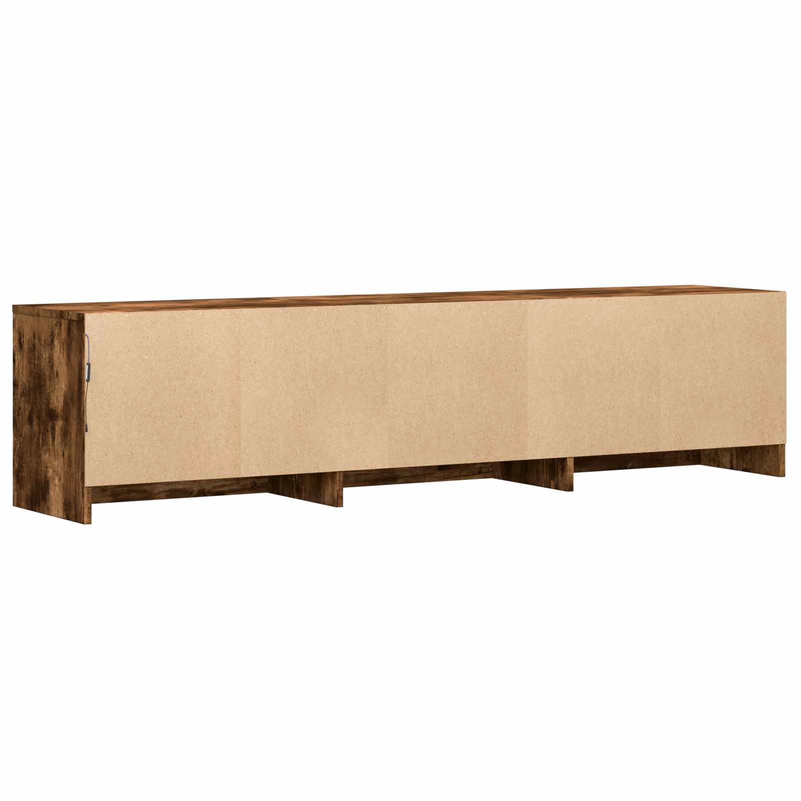 vidaXL Szafka RTV z LED 165 x 34 x 40 cm Dąb Wędzony