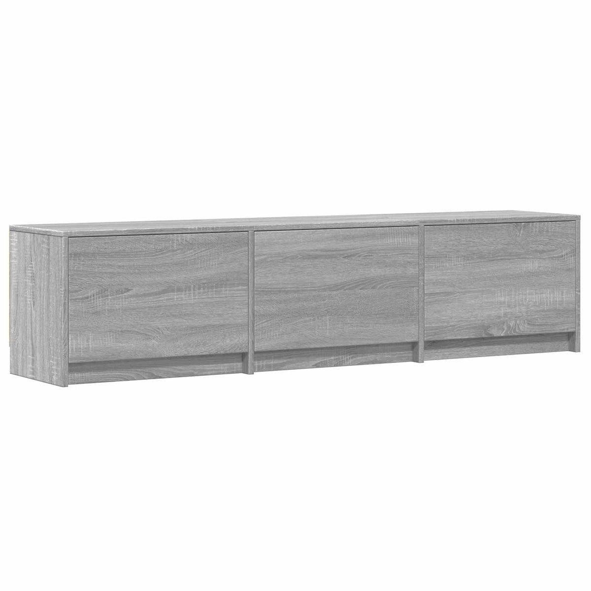 vidaXL Szafka RTV z LED 165x34x40 cm Szary Sonoma Drewno inżynieryjne