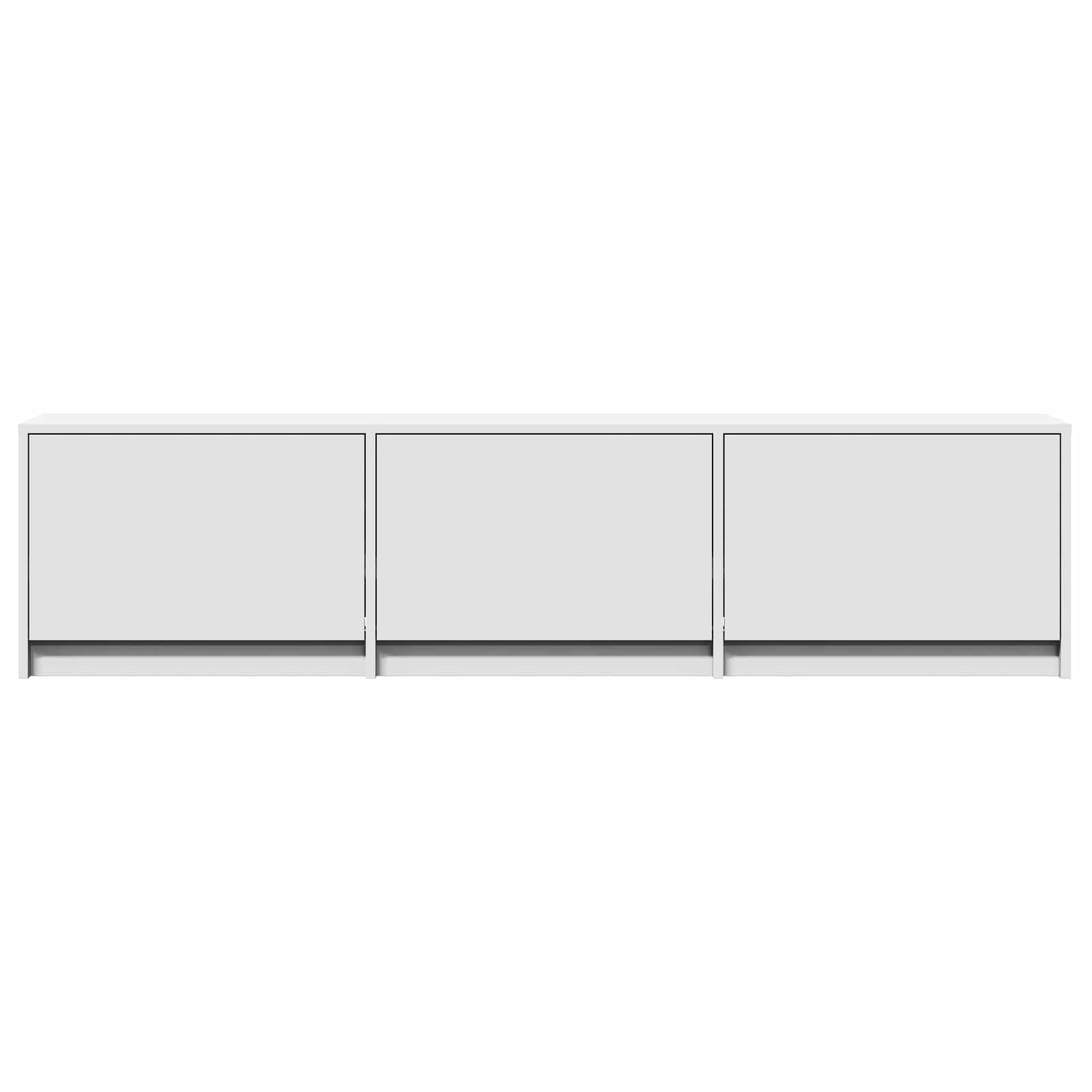 vidaXL Szafka RTV z LED 165 x 34 x 40 cm Biały Drewno inżynieryjne
