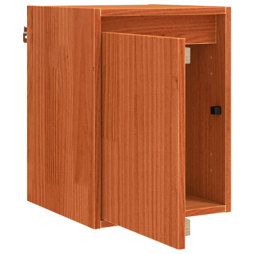 vidaXL Szafka ścienna z drzwiami 2 pcs Woskowy Brąz 30 x 30 x 40 cm