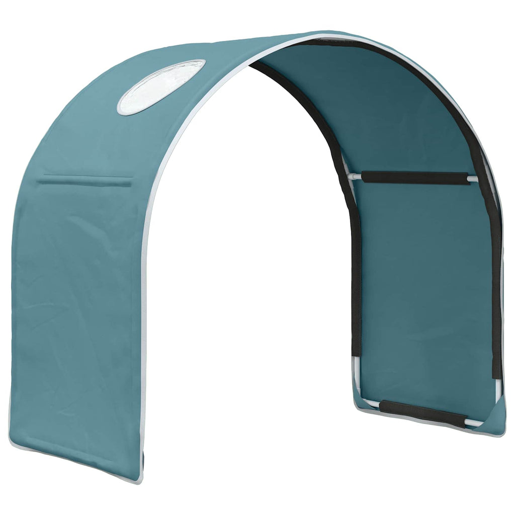 vidaXL Tunel do łóżka 2 pcs Jasnoniebieski 211 x 52,5 x 2 cm Poliester