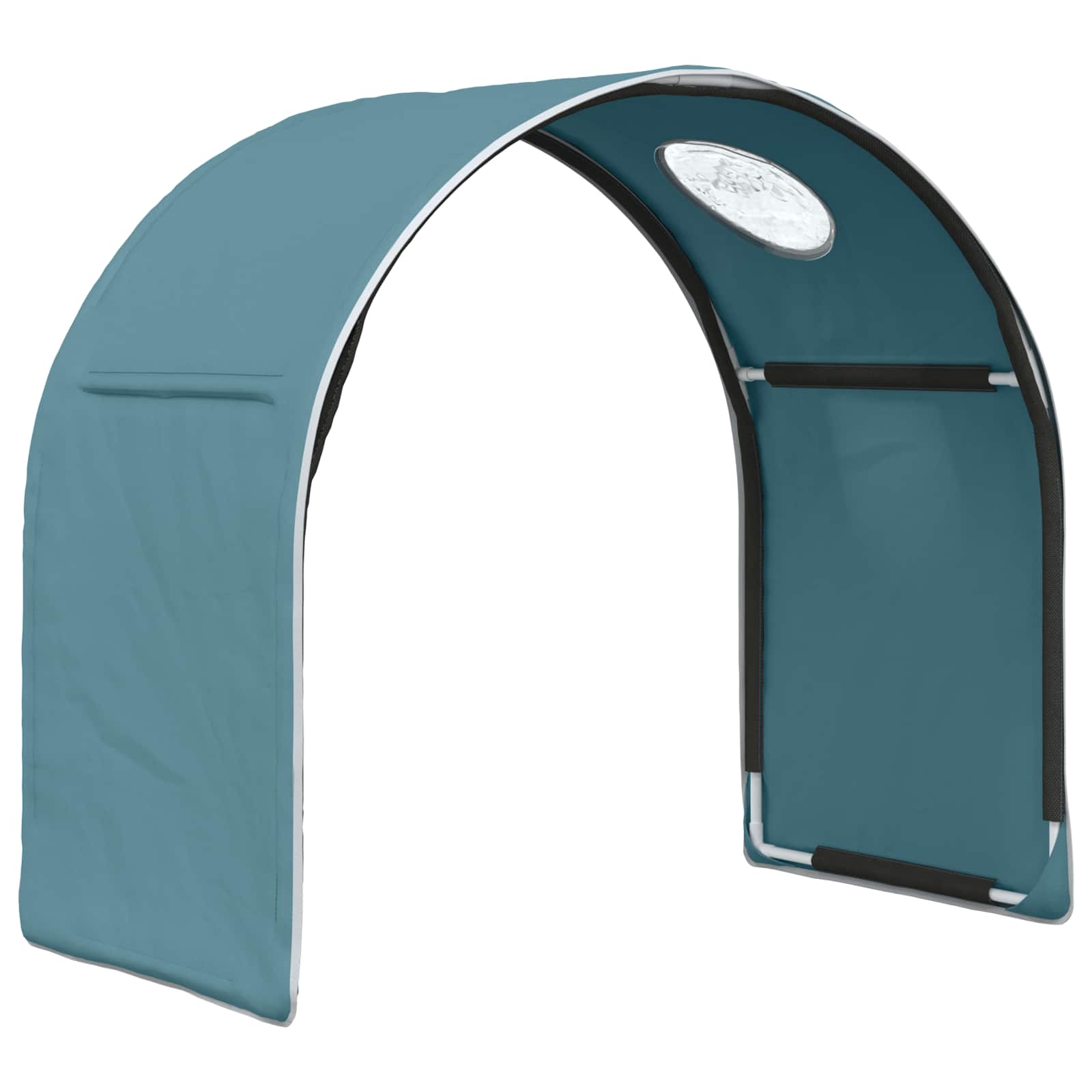 vidaXL Tunel do łóżka 2 pcs Jasnoniebieski 211 x 52,5 x 2 cm Poliester