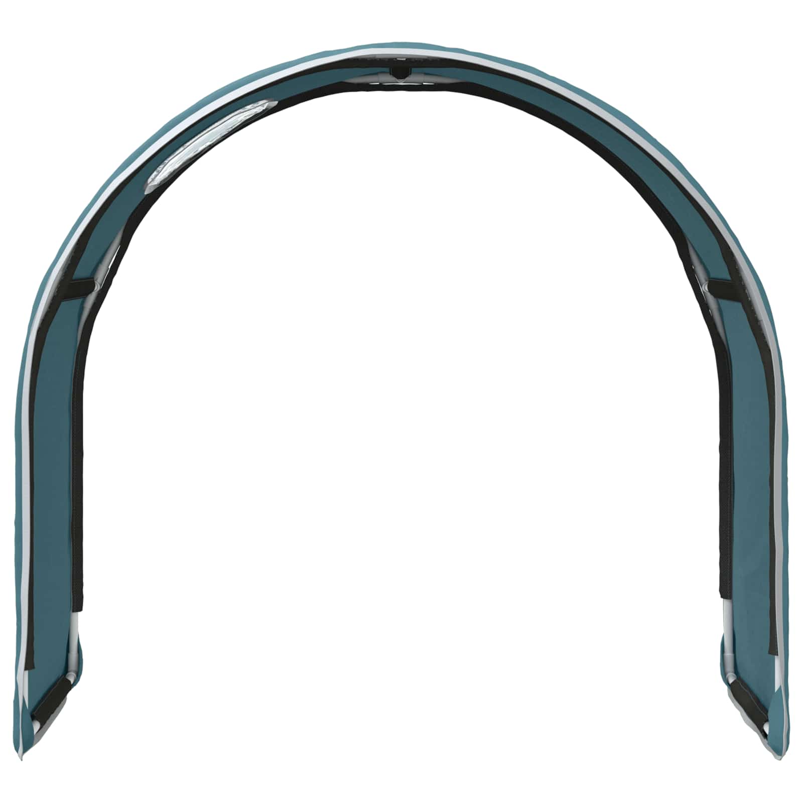 vidaXL Tunel do łóżka 2 pcs Jasnoniebieski 211 x 52,5 x 2 cm Poliester