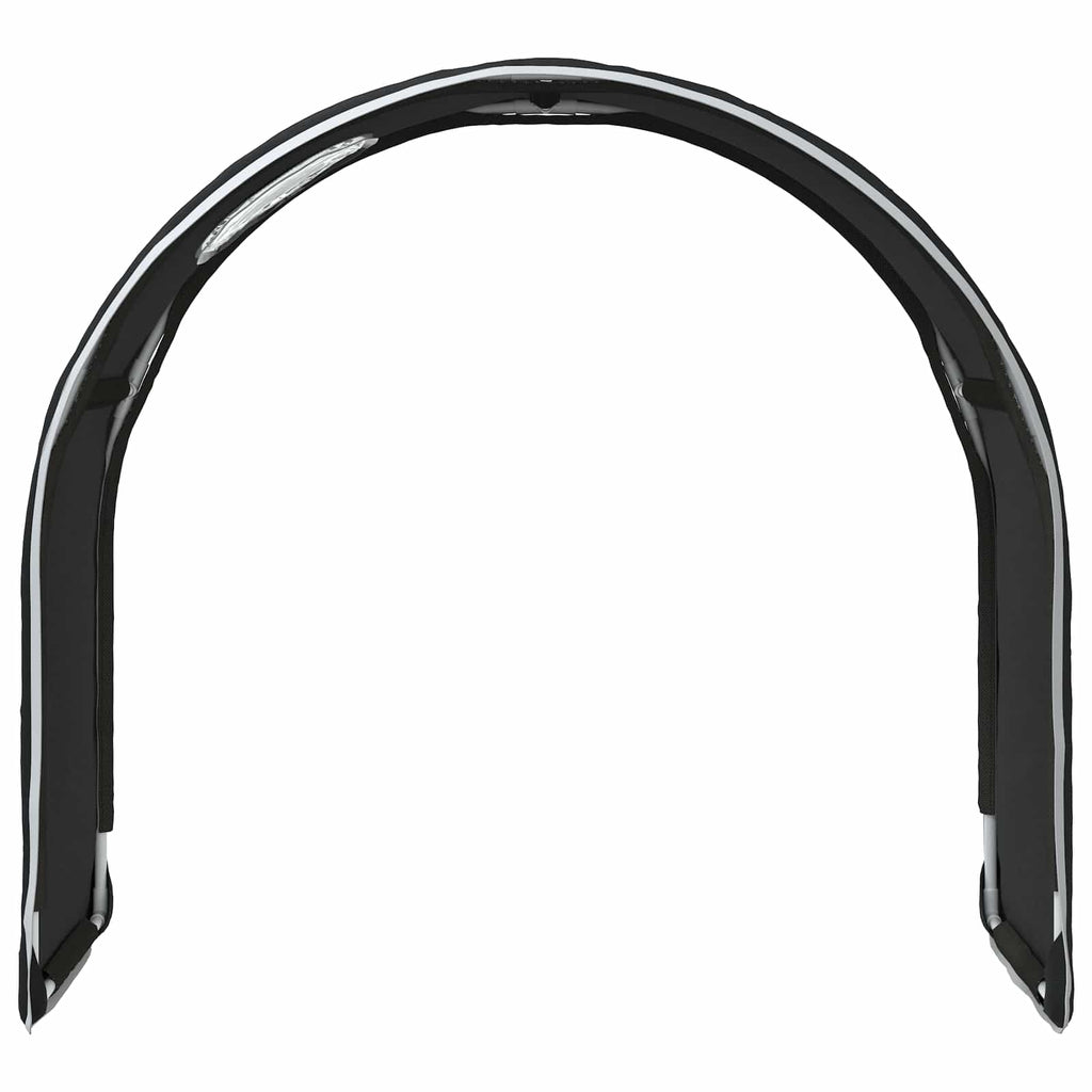 vidaXL Tunel do łóżka 2 pcs Czarny 211 x 52,5 x 2 cm Poliester