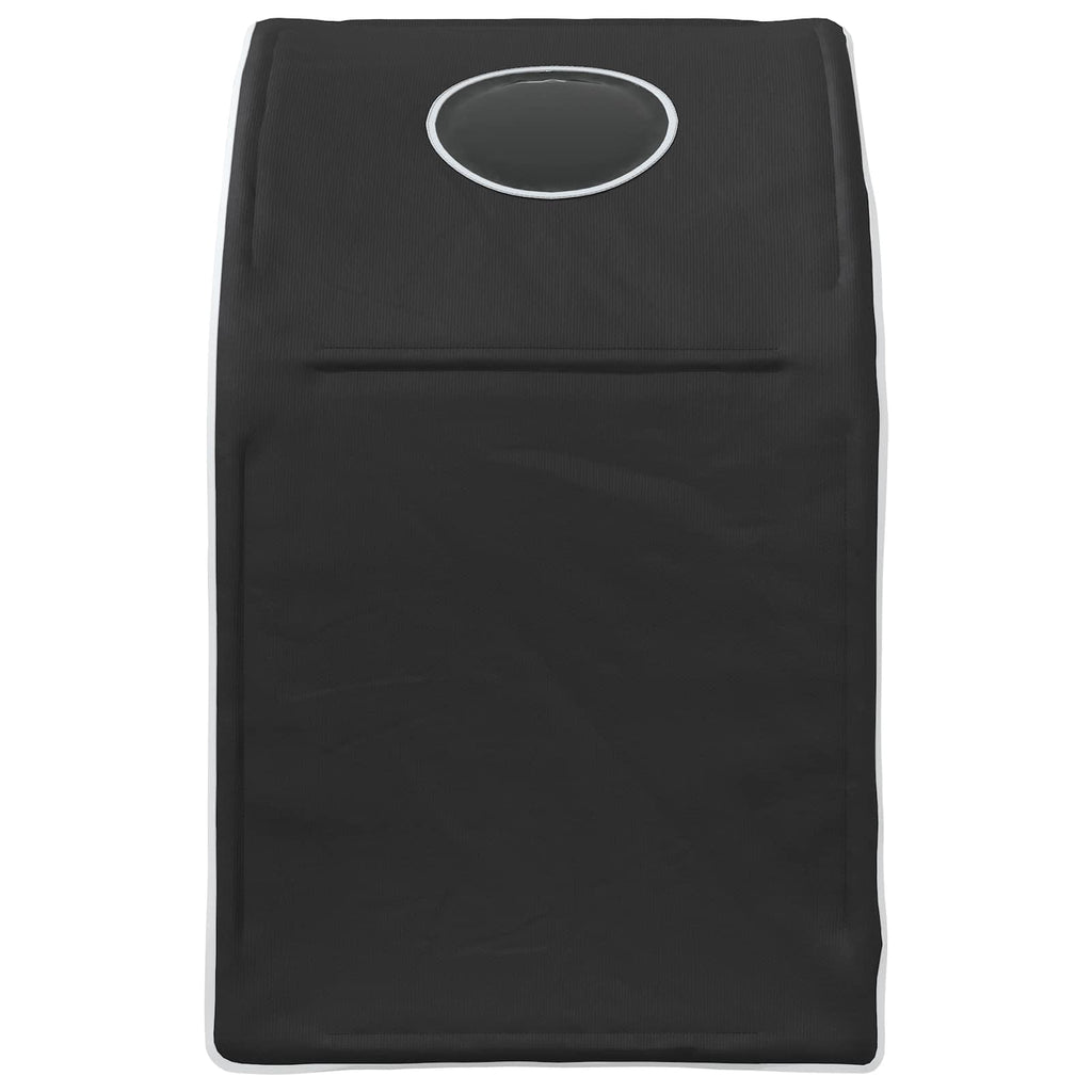 vidaXL Tunel do łóżka 2 pcs Czarny 211 x 52,5 x 2 cm Poliester