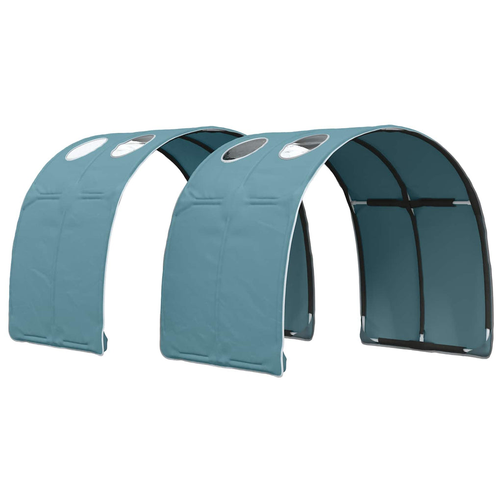 vidaXL Tunel do łóżka 2 pcs Jasnoniebieski 211 x 67.5 x 2 cm Poliester