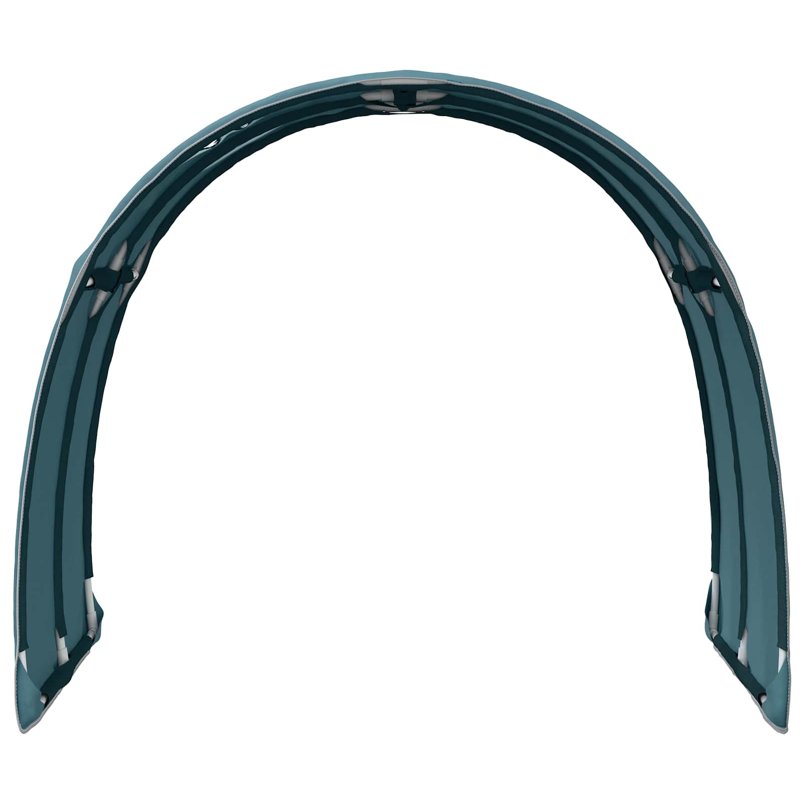 vidaXL Tunel do łóżka 2 pcs Jasnoniebieski 211 x 67.5 x 2 cm Poliester