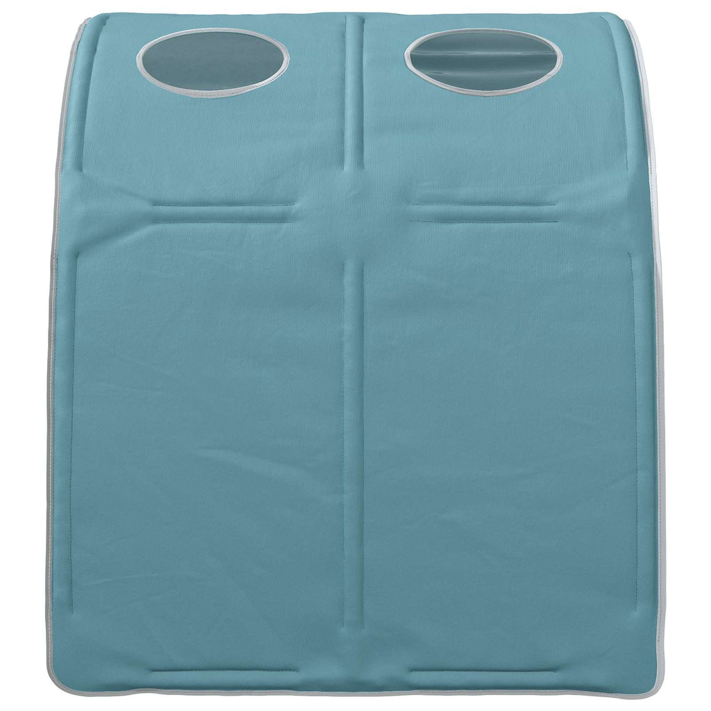 vidaXL Tunel do łóżka 2 pcs Jasnoniebieski 211 x 67.5 x 2 cm Poliester