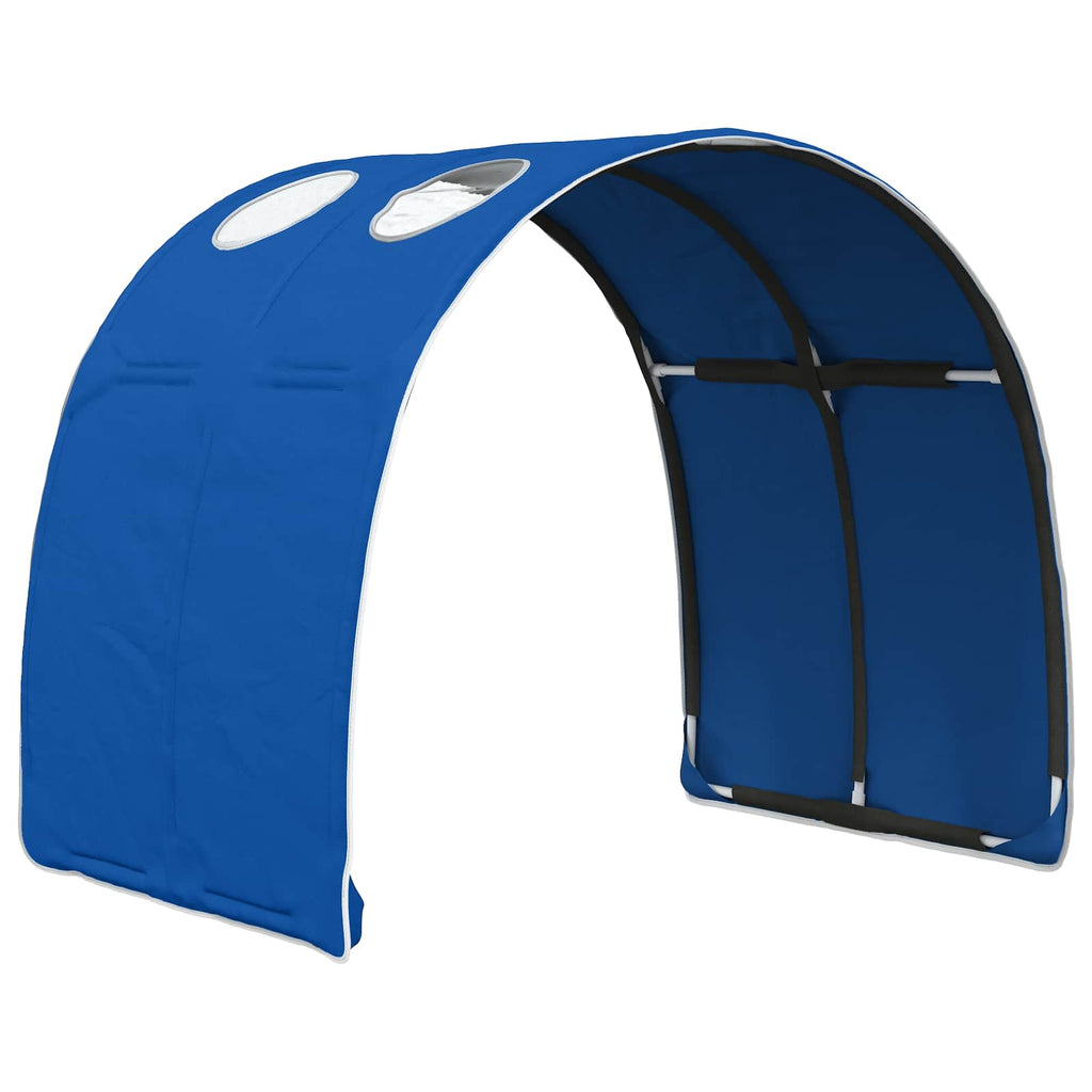 vidaXL Tunel do łóżka 2 pcs niebieski 211 x 67.5 x 2 cm Poliester