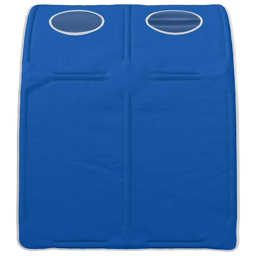 vidaXL Tunel do łóżka 2 pcs niebieski 211 x 67.5 x 2 cm Poliester