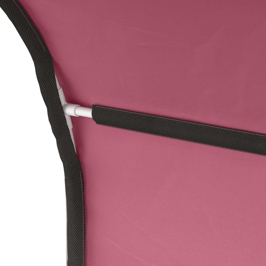 vidaXL Tunel do łóżka 2 pcs różowy 211 x 67.5 x 2 cm Poliester