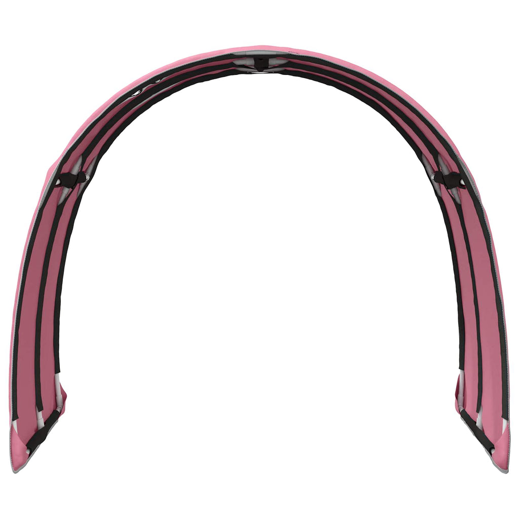 vidaXL Tunel do łóżka 2 pcs różowy 211 x 67.5 x 2 cm Poliester