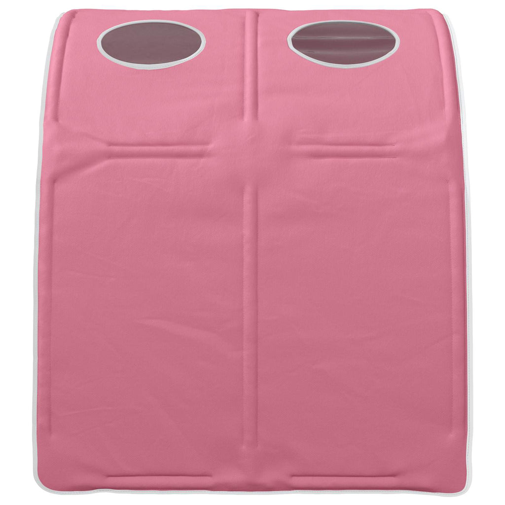 vidaXL Tunel do łóżka 2 pcs różowy 211 x 67.5 x 2 cm Poliester