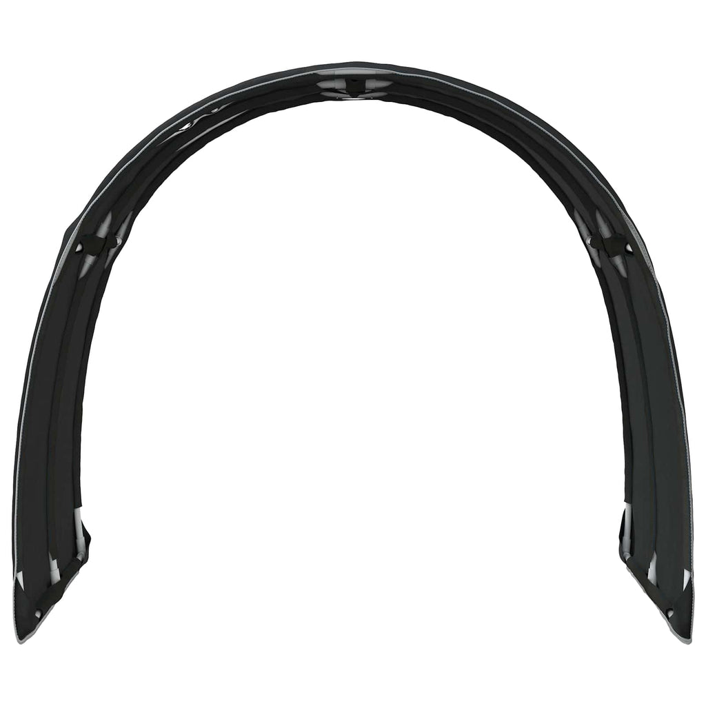 vidaXL Tunel do łóżka 2 pcs Czarny 211 x 67.5 x 2 cm Poliester