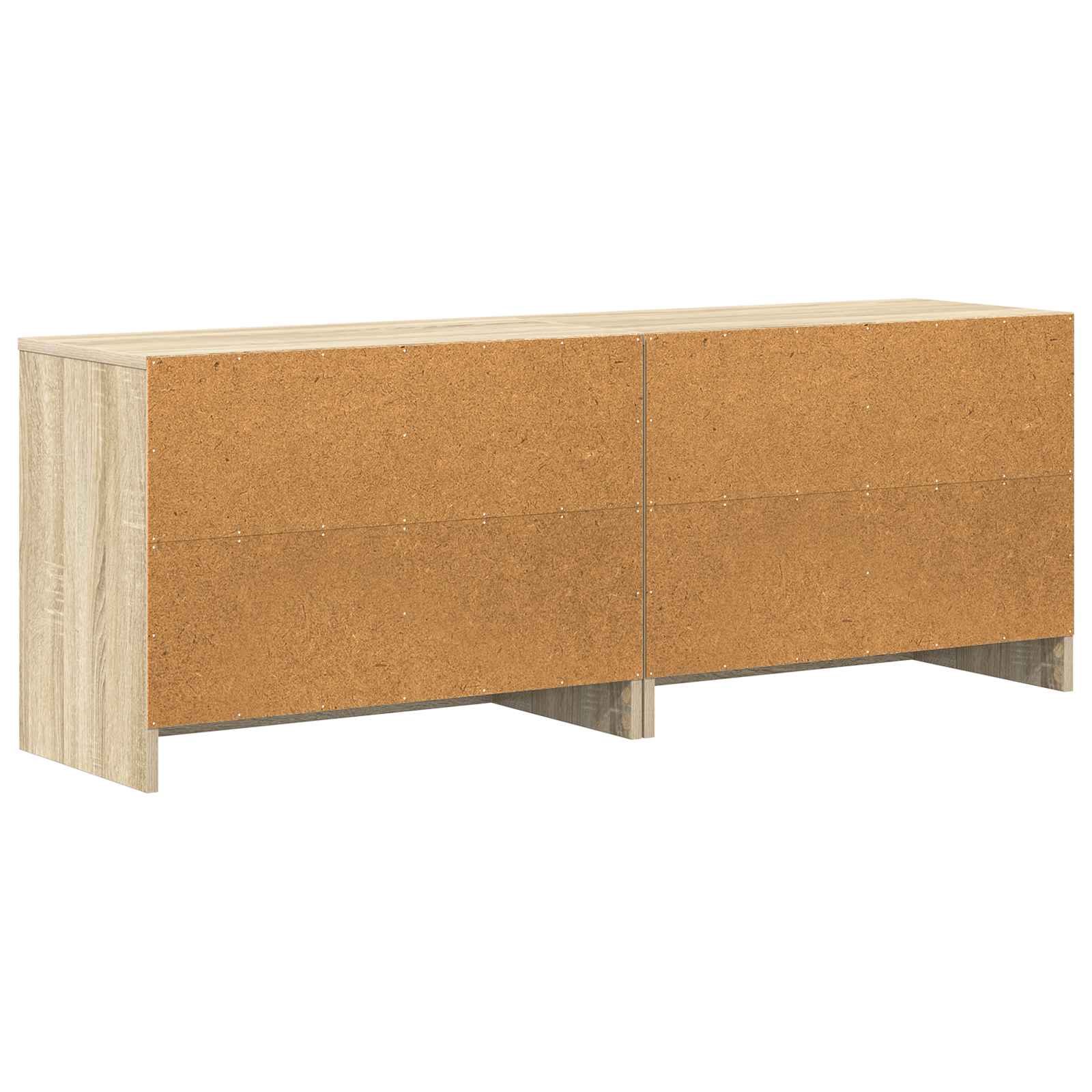vidaXL Szafka pod łóżko z półką 2 pcs dąb Sonoma 66 x 33 x 48 cm