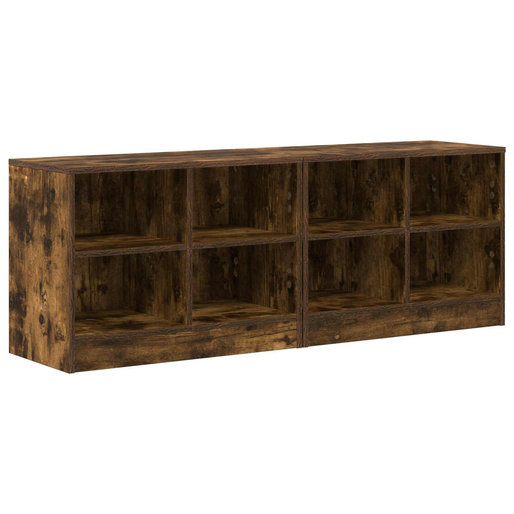 vidaXL Szafka pod łóżko z półką 2 pcs Dąb wędzony 66 x 33 x 48 cm