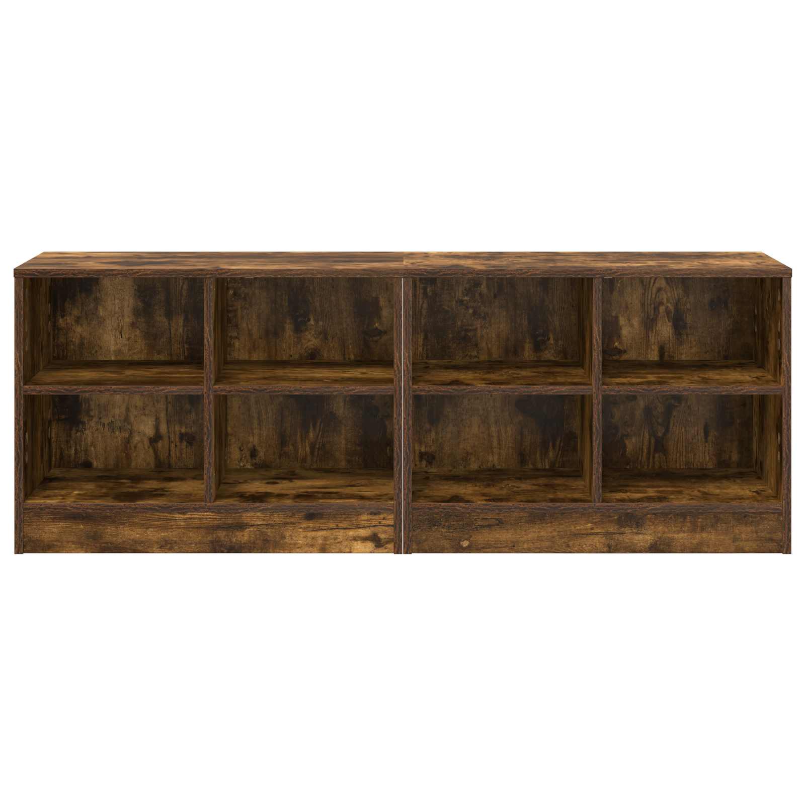 vidaXL Szafka pod łóżko z półką 2 pcs Dąb wędzony 66 x 33 x 48 cm