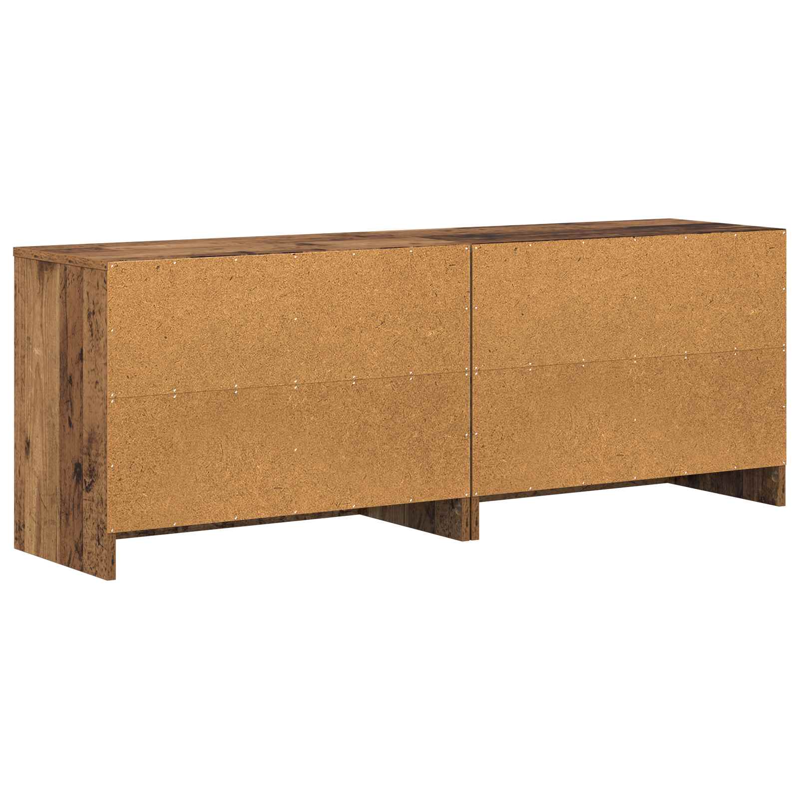 vidaXL Szafka pod łóżko z półką 2 pcs Stare drewno 66 x 33 x 48 cm