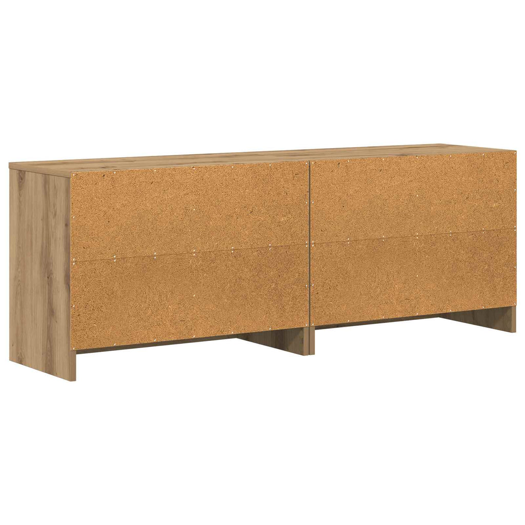 vidaXL Szafka pod łóżko z półką 2 pcs Dąb artisan 66 x 33 x 48 cm