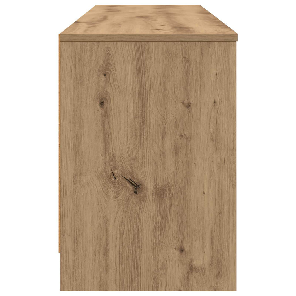 vidaXL Szafka pod łóżko z półką 2 pcs Dąb artisan 66 x 33 x 48 cm