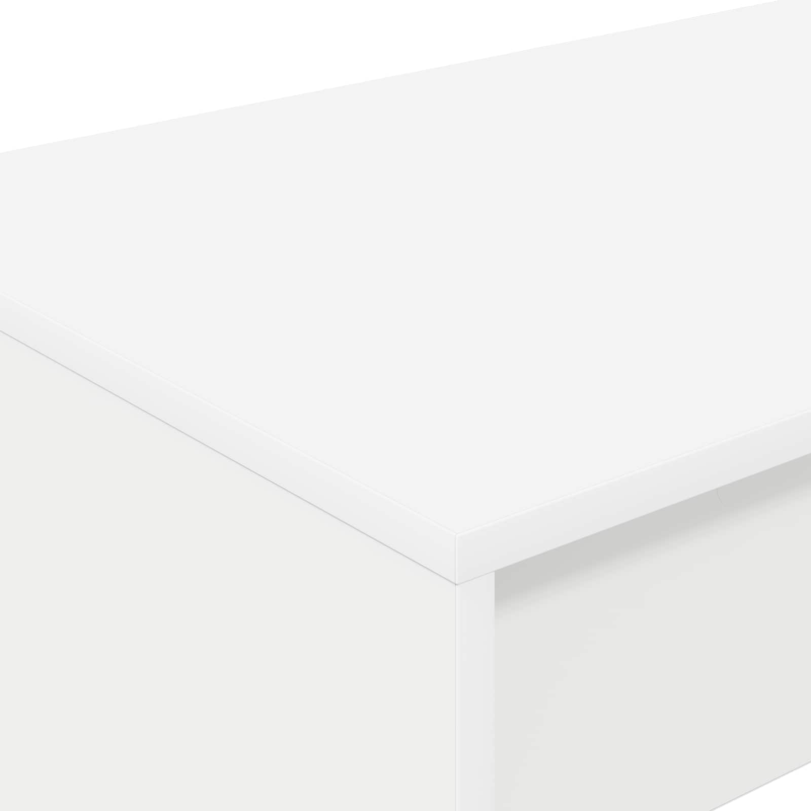 vidaXL Biurko łóżkowe Biały Drewno inżynieryjne 100 x 45 x 75 cm