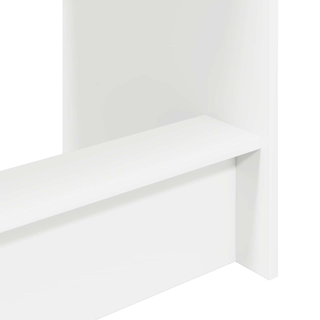 vidaXL Biurko łóżkowe Biały Drewno inżynieryjne 100 x 45 x 75 cm