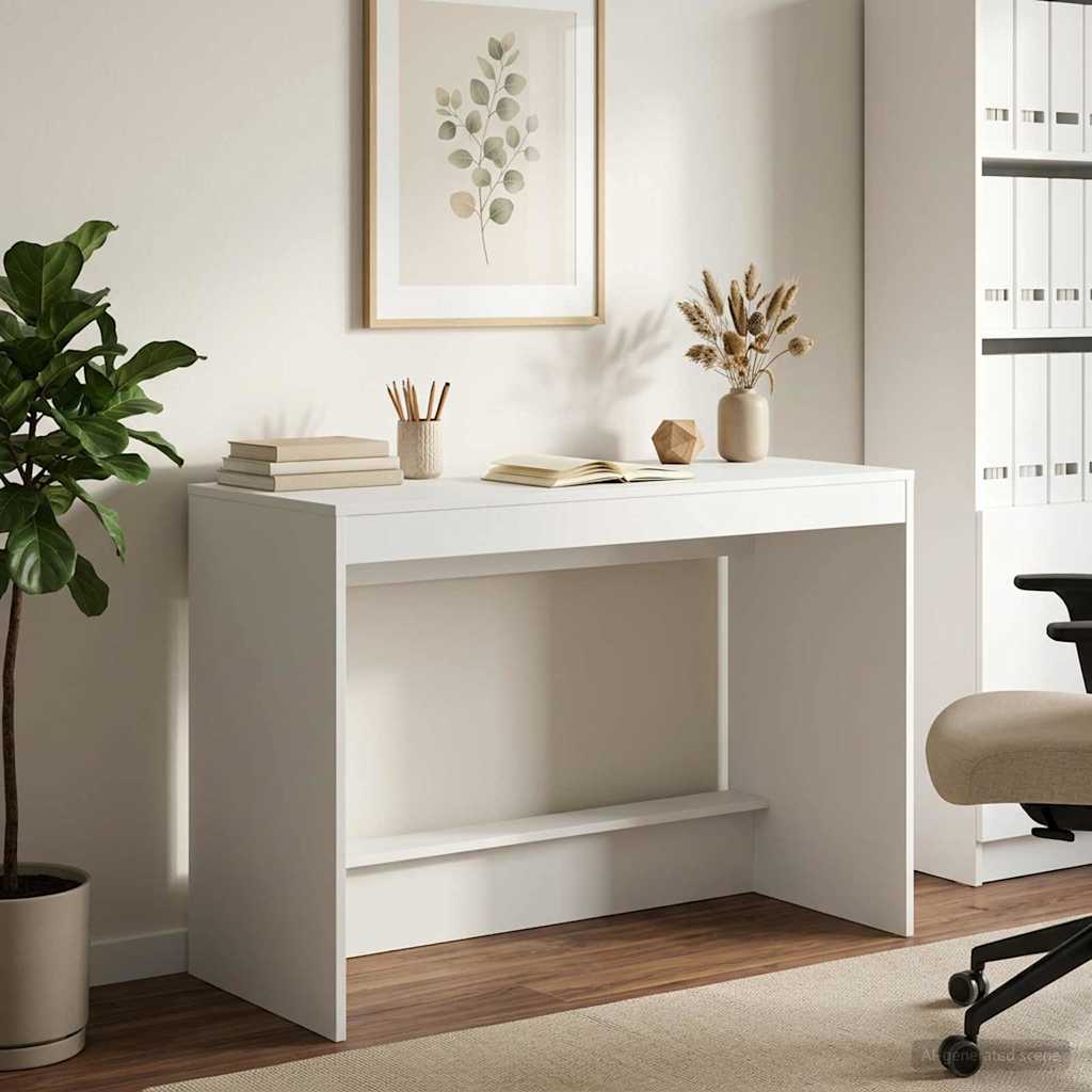 vidaXL Biurko łóżkowe Biały Drewno inżynieryjne 100 x 45 x 75 cm