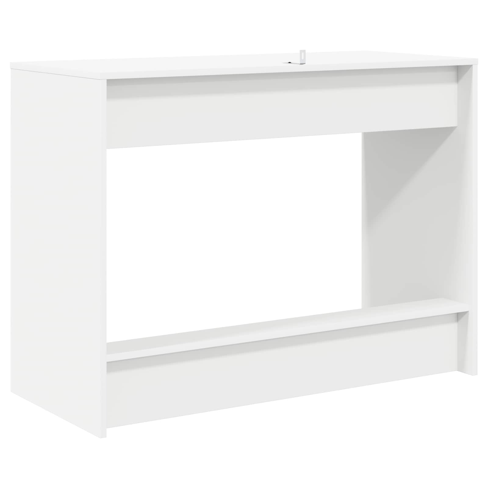 vidaXL Biurko łóżkowe Biały Drewno inżynieryjne 100 x 45 x 75 cm