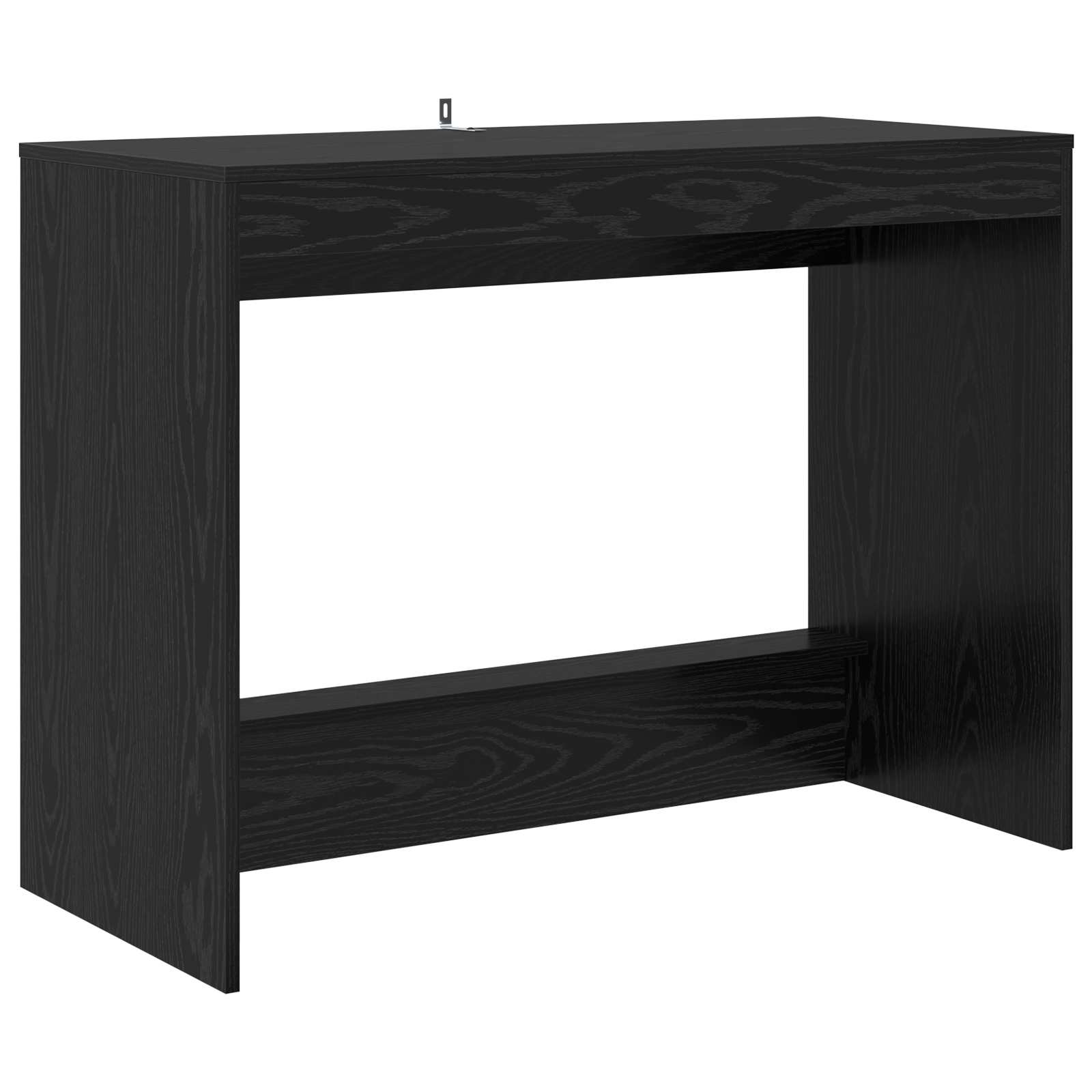 vidaXL Biurko łóżkowe Czarny dąb Drewno inżynieryjne 100 x 45 x 75 cm