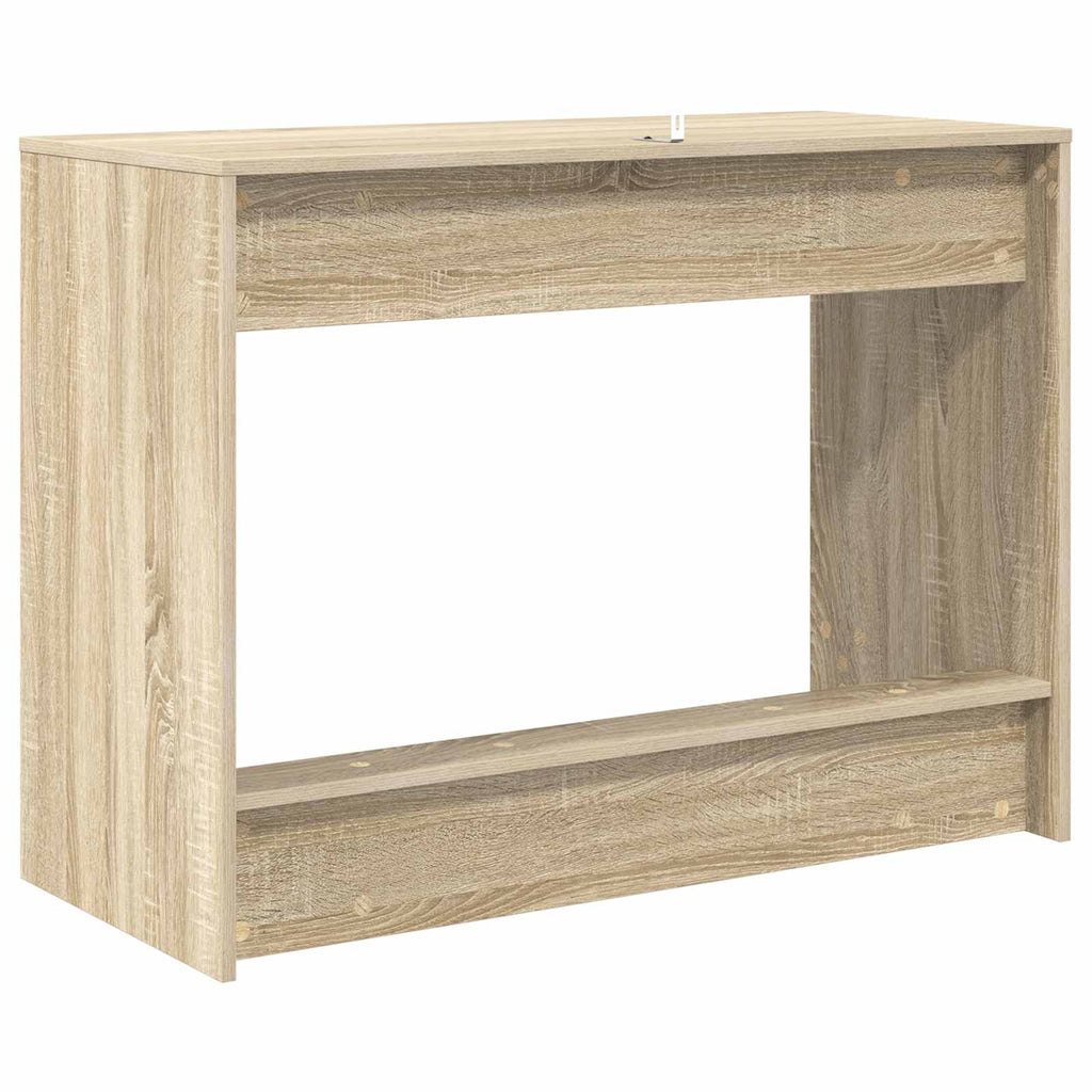 vidaXL Biurko łóżkowe dąb Sonoma Drewno inżynieryjne 100 x 45 x 75 cm