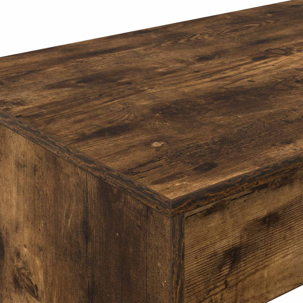 vidaXL Biurko łóżkowe Dąb wędzony Drewno inżynieryjne 100 x 45 x 75 cm