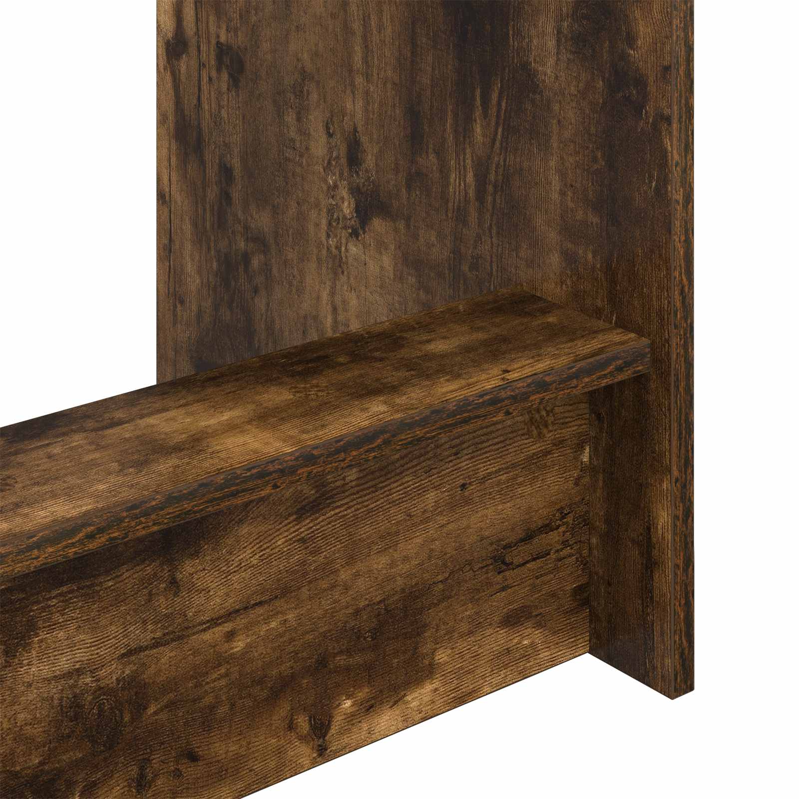 vidaXL Biurko łóżkowe Dąb wędzony Drewno inżynieryjne 100 x 45 x 75 cm