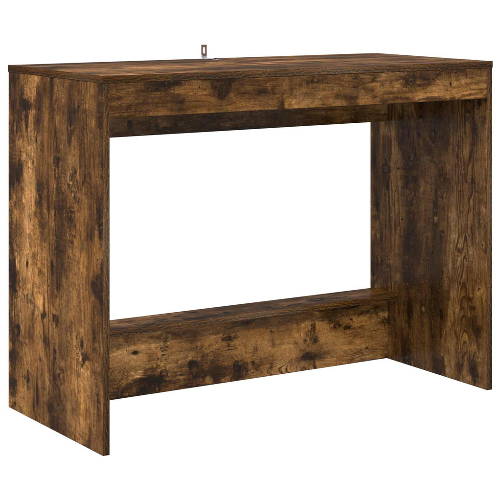 vidaXL Biurko łóżkowe Dąb wędzony Drewno inżynieryjne 100 x 45 x 75 cm
